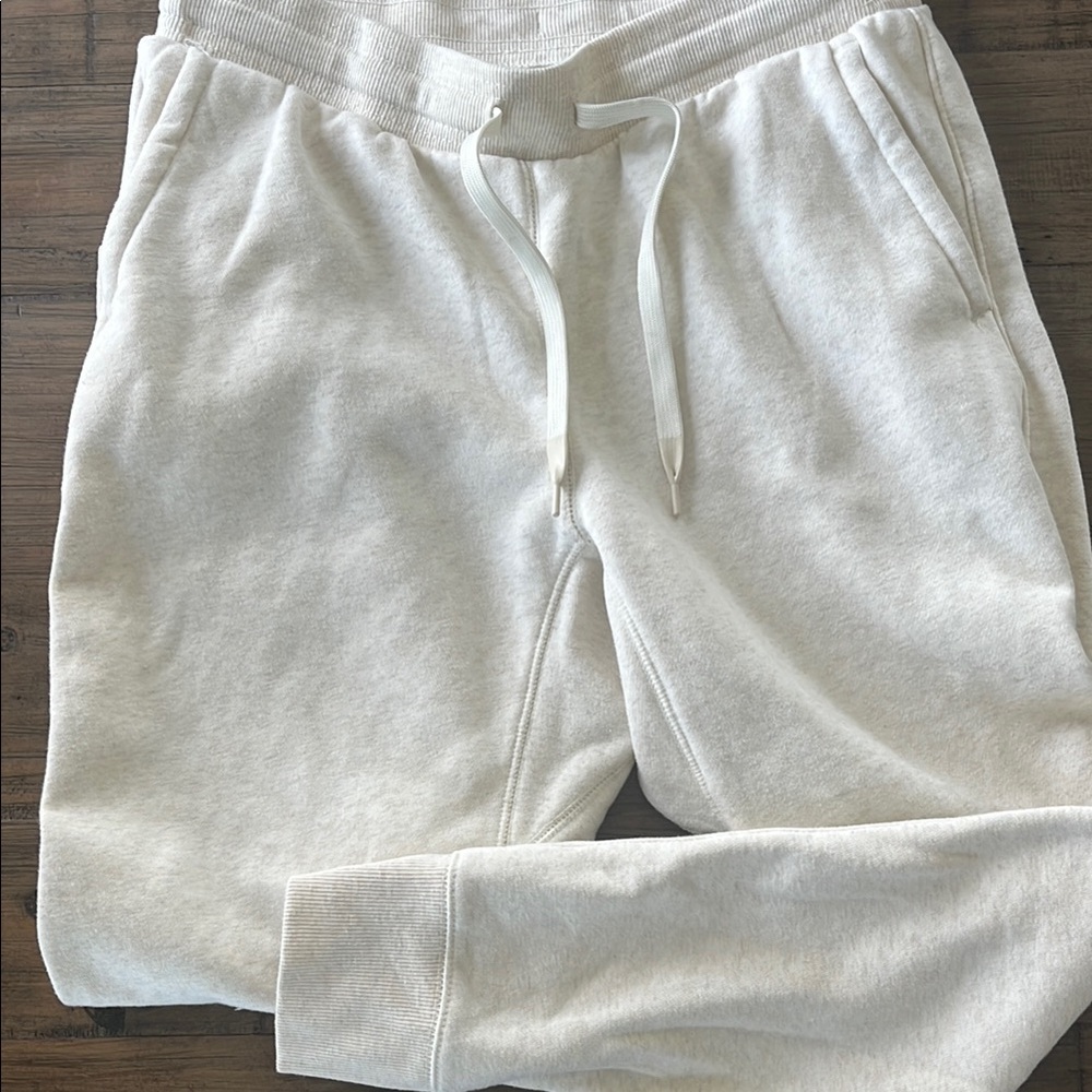 Cozy Cream Jogger Pants